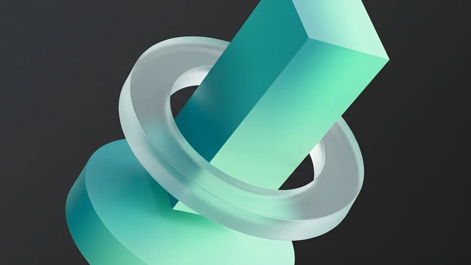 Abstract geometric cover representing a long webpage captured as one continuous image